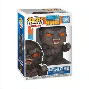 (Mary) Funko Pop Movies Godzilla vs Kong Battle-Ready Kong #1020 Vinyl Figure NI